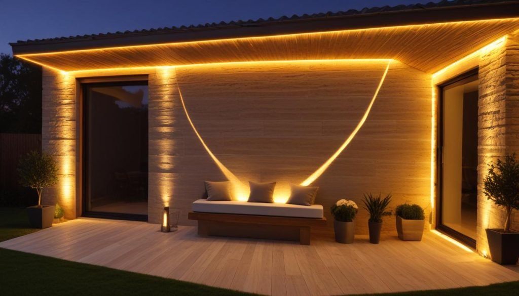 Décoration de bâtiment : Éclairage extérieur