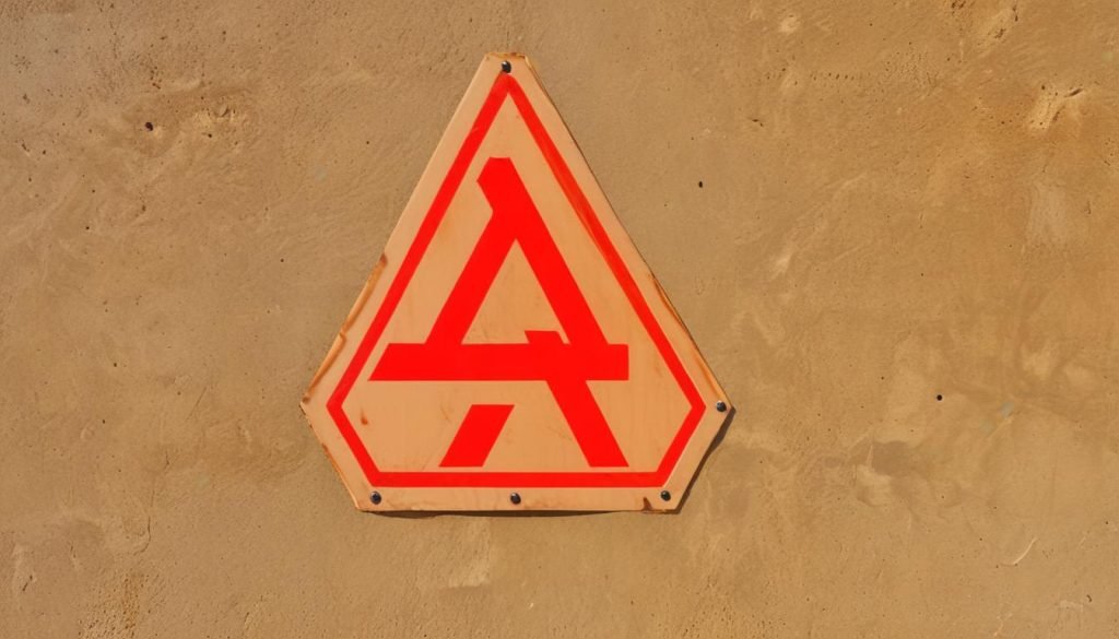 Décoration de bâtiment : Plaques de signalisation de danger