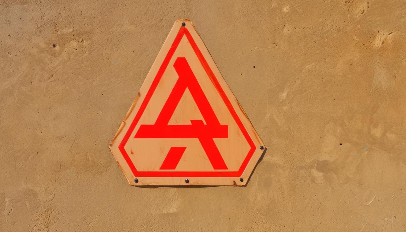 Décoration de bâtiment : Plaques de signalisation de danger
