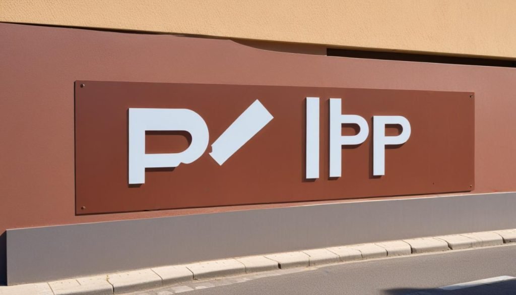 Décoration de bâtiment : Plaques de signalisation de parking
