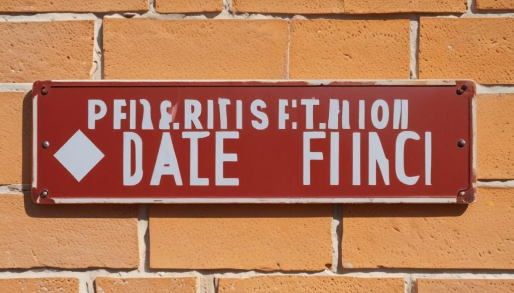 Décoration de bâtiment : Plaques de signalisation de priorité
