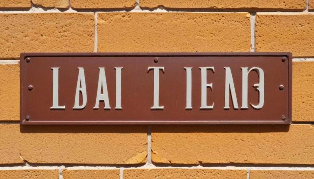 Décoration de bâtiment : Plaques de signalisation de réglementation