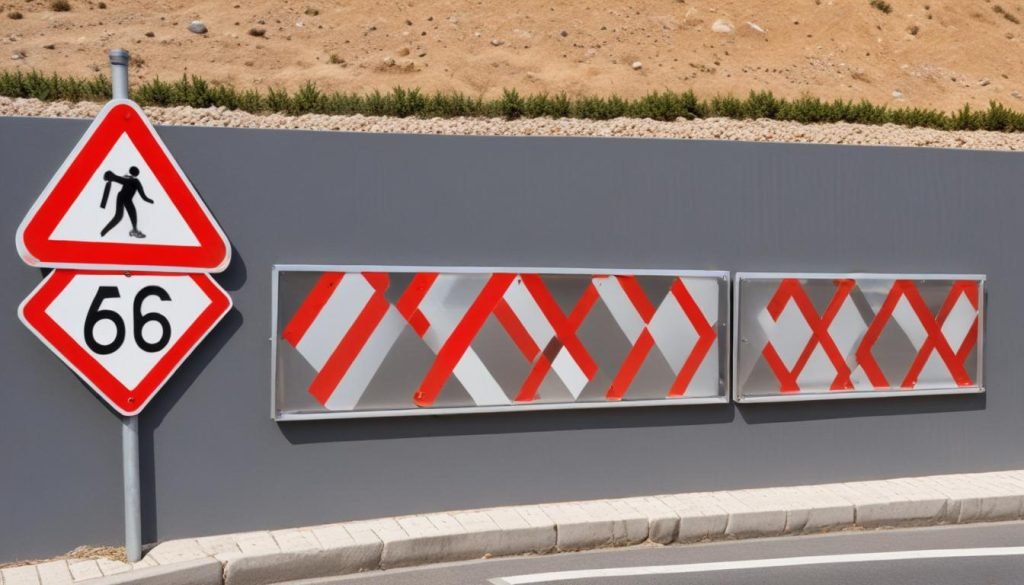 Décoration de bâtiment : Plaques de signalisation routière