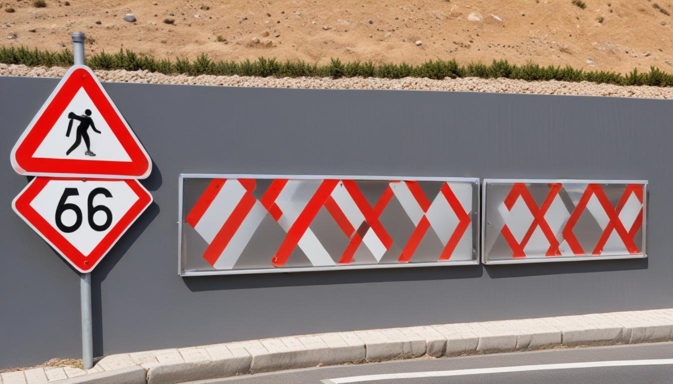 Décoration de bâtiment : Plaques de signalisation routière