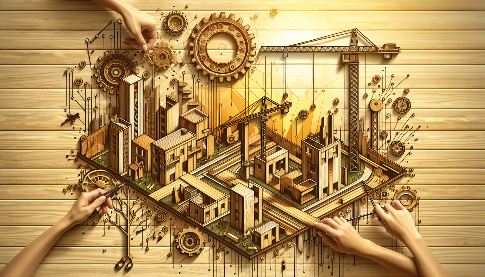 Les applications de la découpe laser sur bois dans l'industrie de la construction