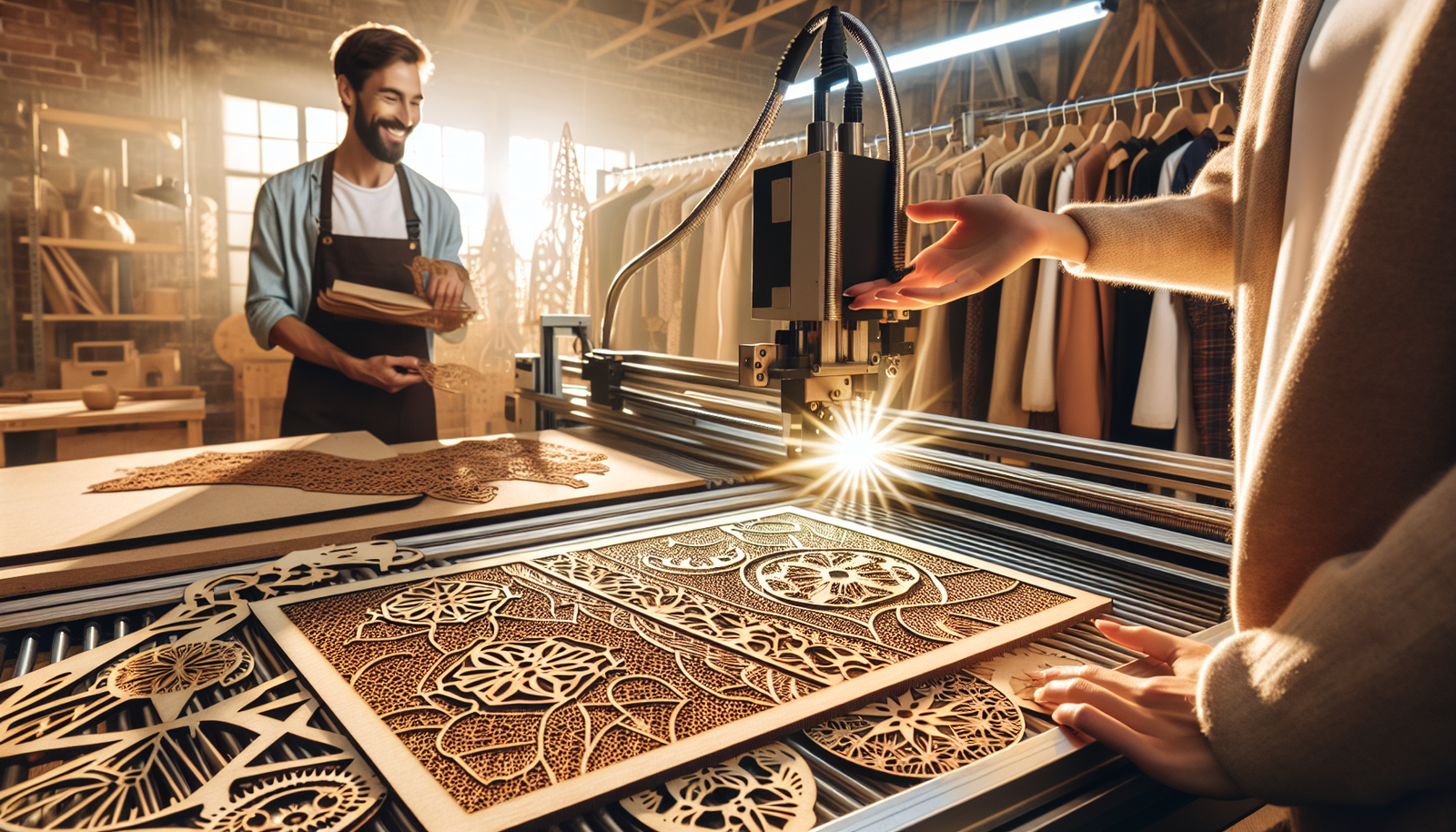 Les applications de la découpe laser sur bois dans l'industrie de la mode