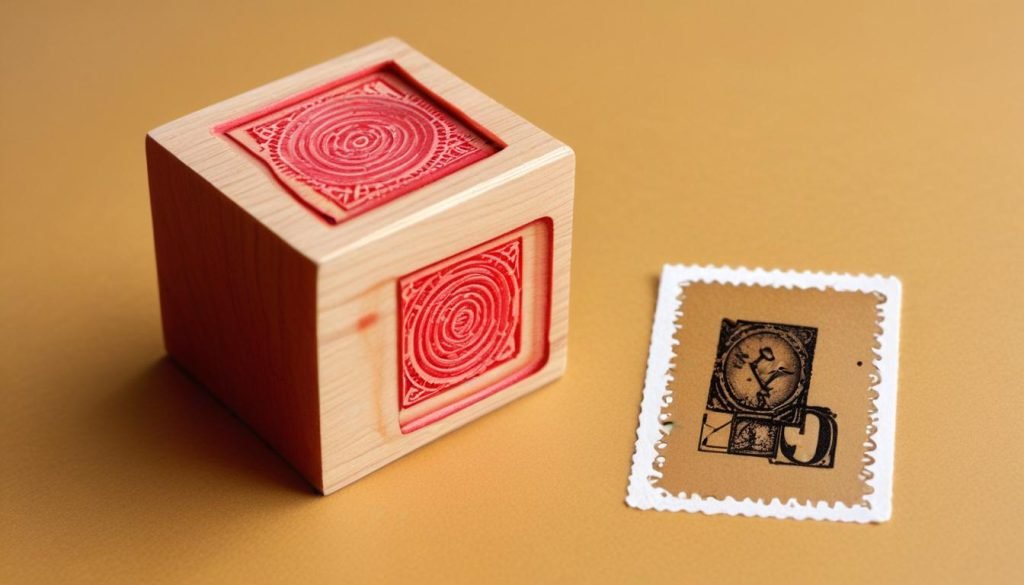 Objets personnalisés : Timbre