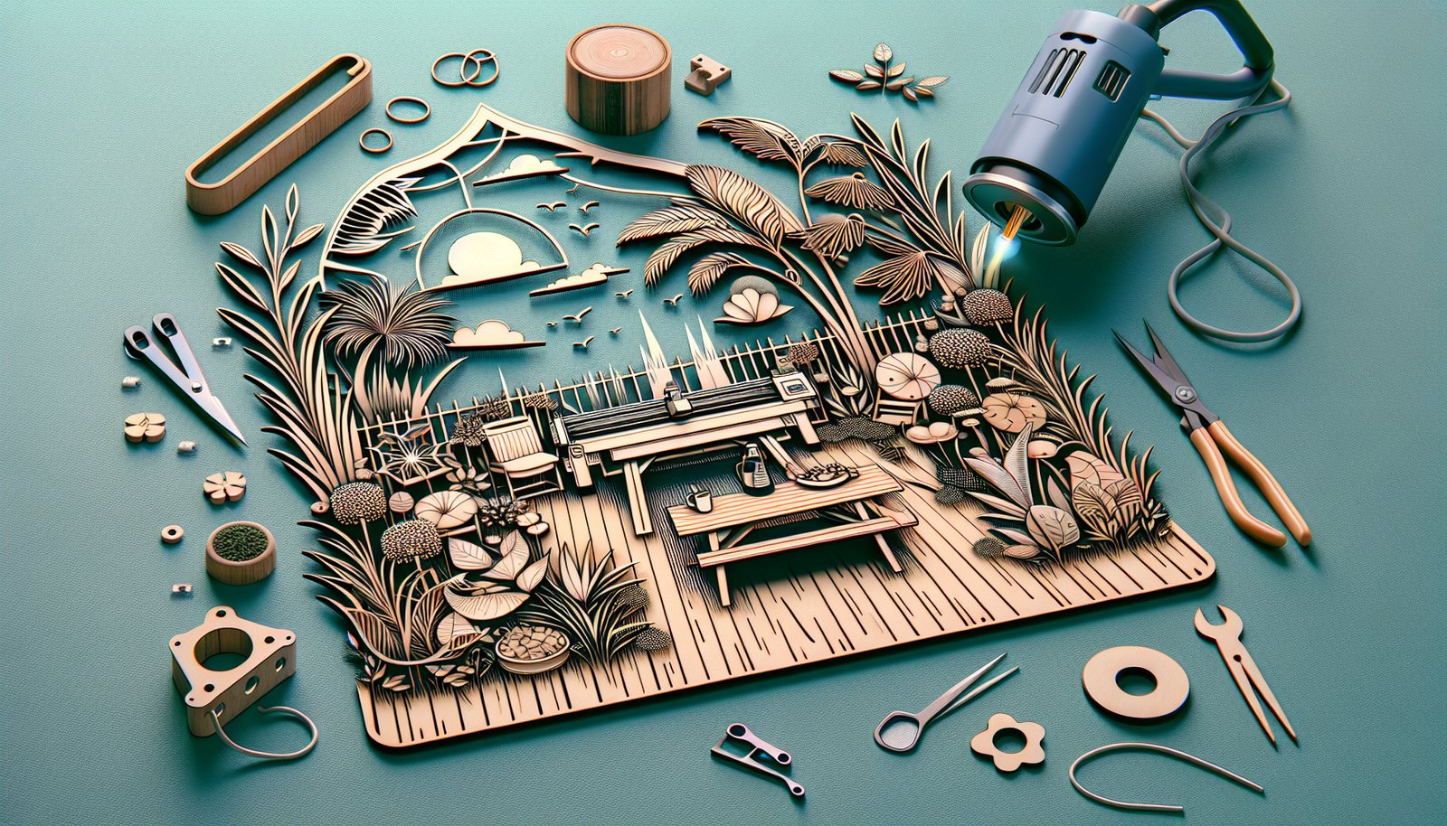 Projets de découpe laser métal pour les particuliers : Aménagement extérieur