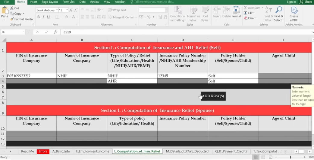 Comment déposer KRA Renvoie à l'aide du formulaire P9
