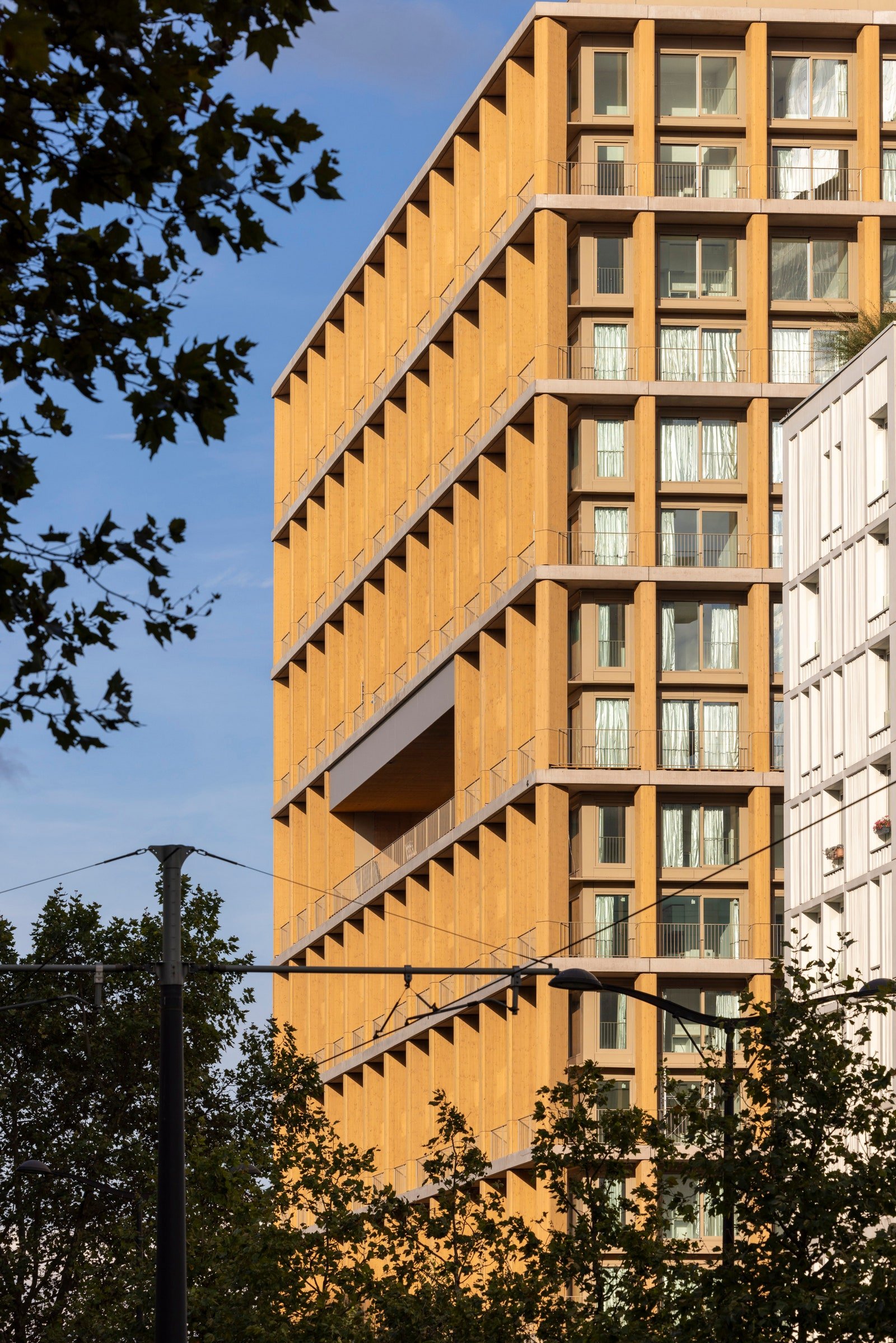 La tour Wood up s'lève sur 50 mètres.