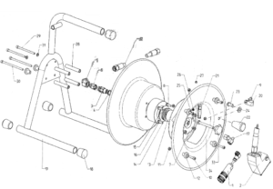 Nespray 31 - tambour de tuyau de chauffage