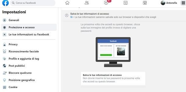 Informations d'accès FB PC