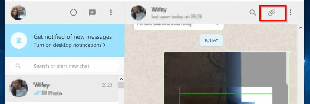 Comment partager un document, un contact ou des fichiers multimédias - cliquez sur le contact