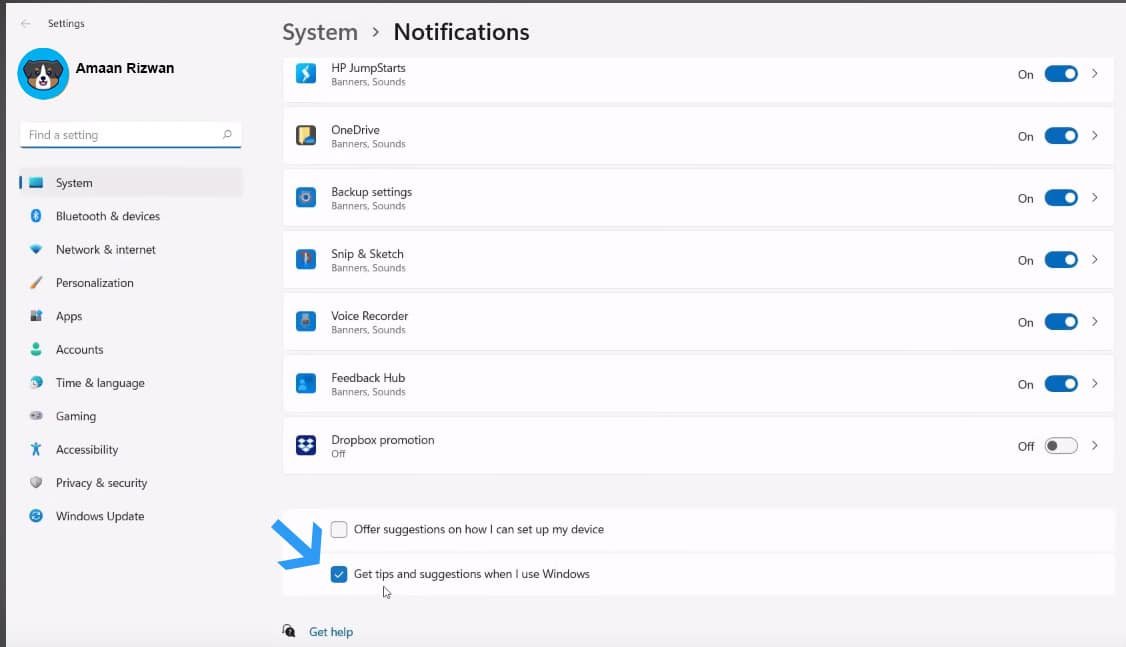 Obtenez de l'aide dans Windows 11
