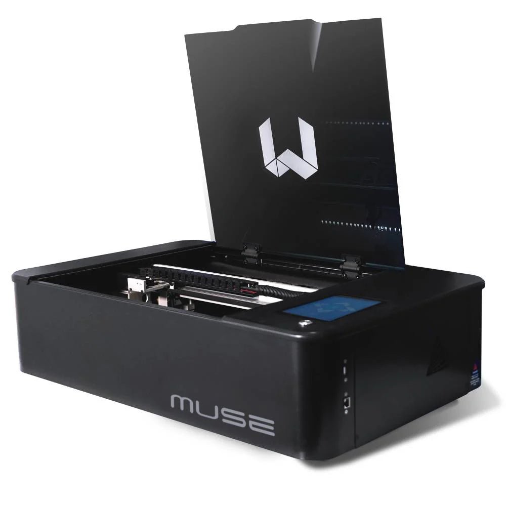 FSL Muse 3D Laser graveur Cutter Angle gauche ouvert ouvert