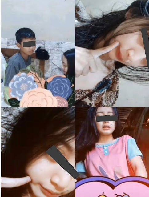 Andini Catch d'écran vidéo viral avec sœur