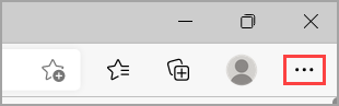 Uma ImageM Mostrando o menu Configurações e Maiss do Microsoft Edge.