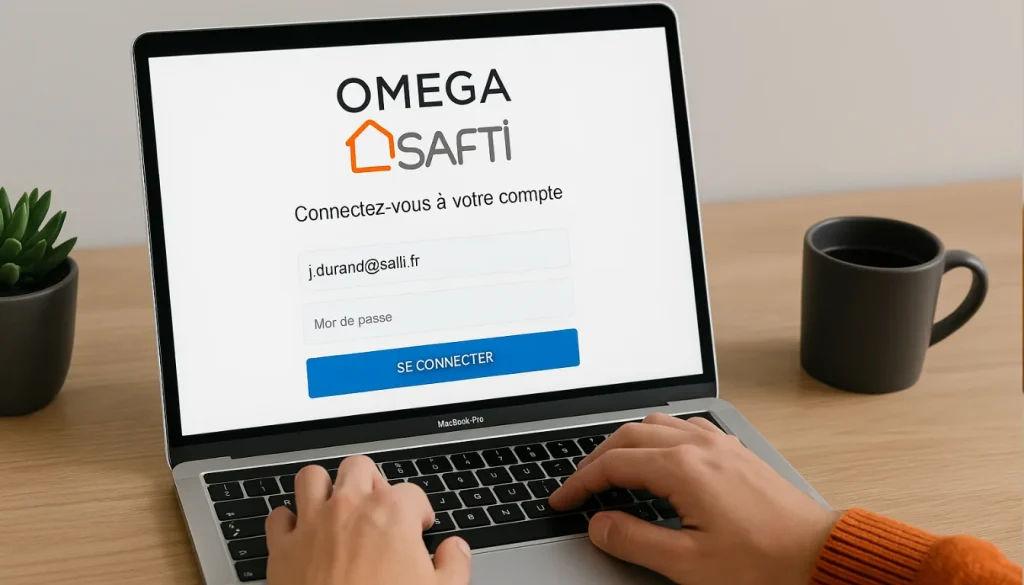 Comment se connecter au logiciel Omega Safti ?