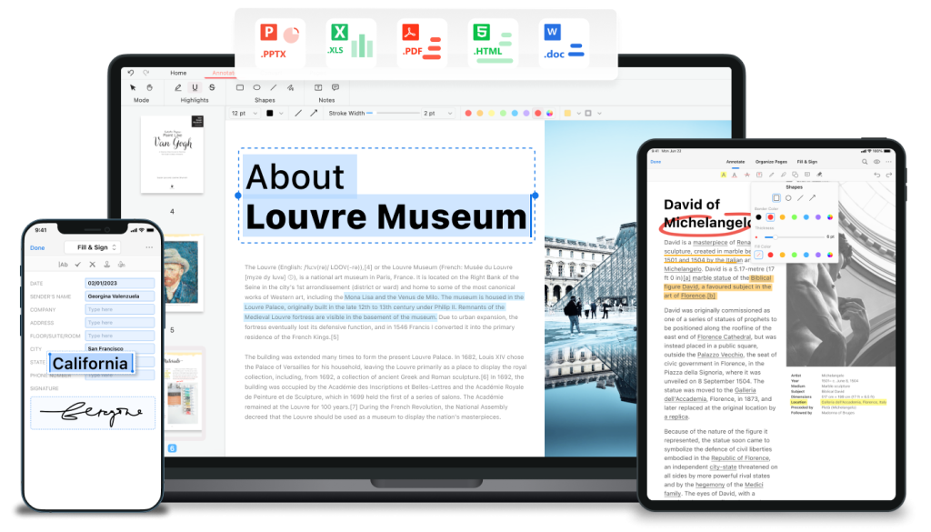 Logiciel GRATUIT PDF Editor et outils en ligne