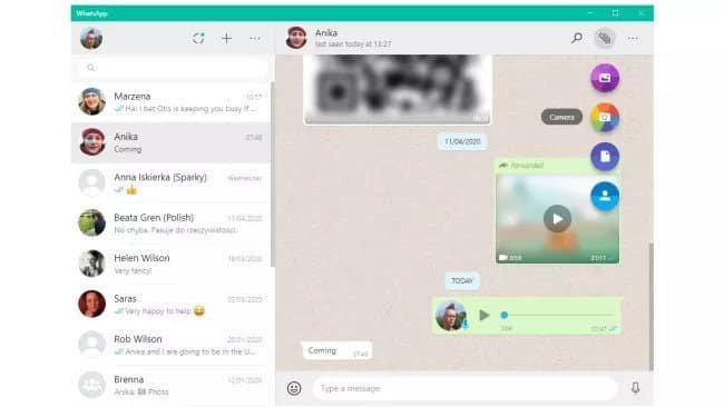 WhatApp web