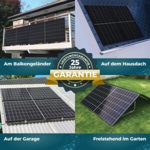 Installation de la centrale de balcon dans le test et la comparaison