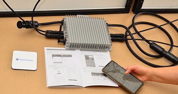 Solakon Balcony Power Plant 600W dans le test - Transmet des informations importantes directement via App Solarmann