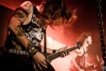 Konzertfotos Der Evil Invaders auf der l'art moderne de la tournée Ablaze 2018.