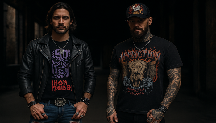 Vêtiments rock pour homme: VA AU Concert Comme un vrai rocker!