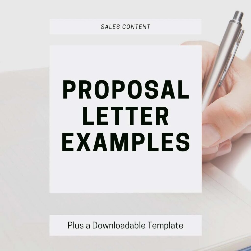 Exemples de lettres de proposition (avec des conseils d'écriture)