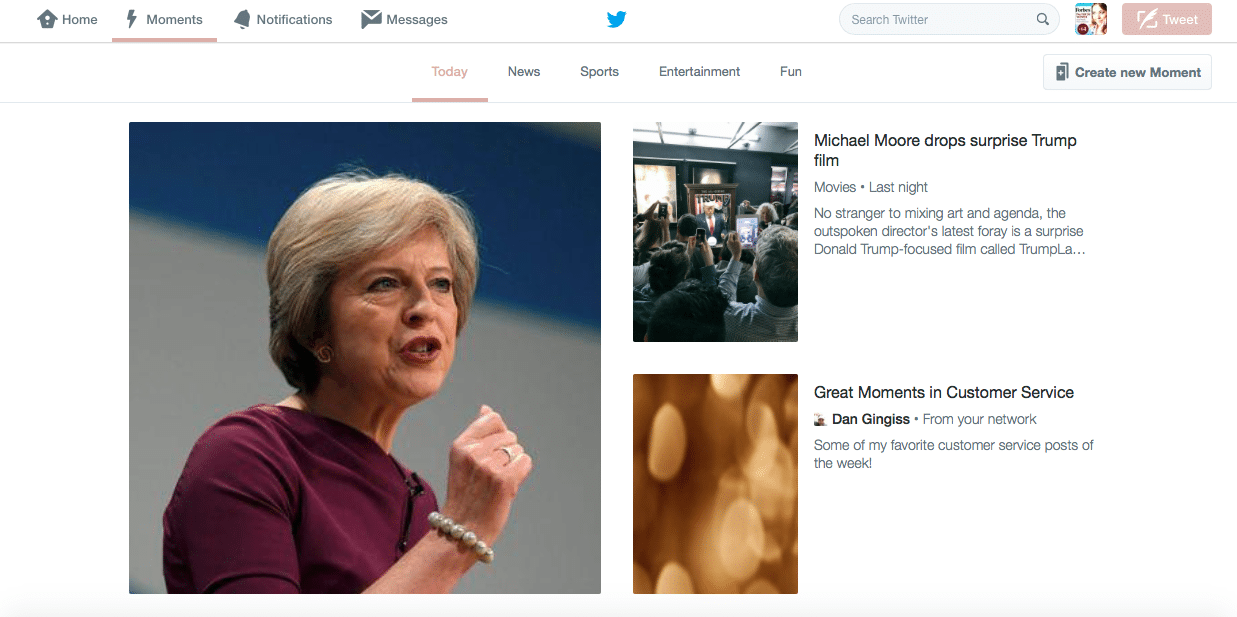 Comment créer un moment Twitter
