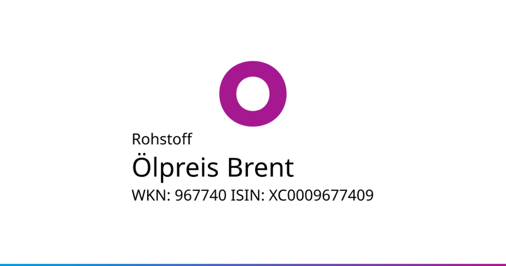 Ölpreis Brent Chart • Onvista