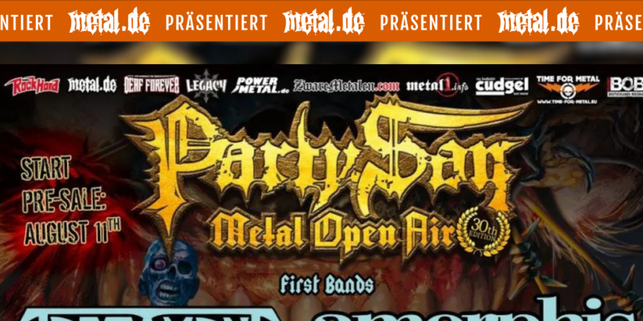 Party.San Metal Open Air 2026 • Metal.de