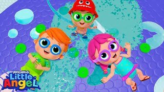 Splash Pad Fun With Baby John and Friends Little Angel Kids Songs Nursery Rhymes