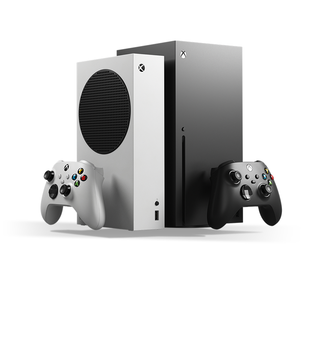Vue avant de 2 Xbox Series X | SPECIPES Consolener