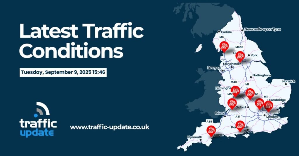 Mises à jour du trafic et des voyages M60 en temps réel – Congestion, accidents, cartes