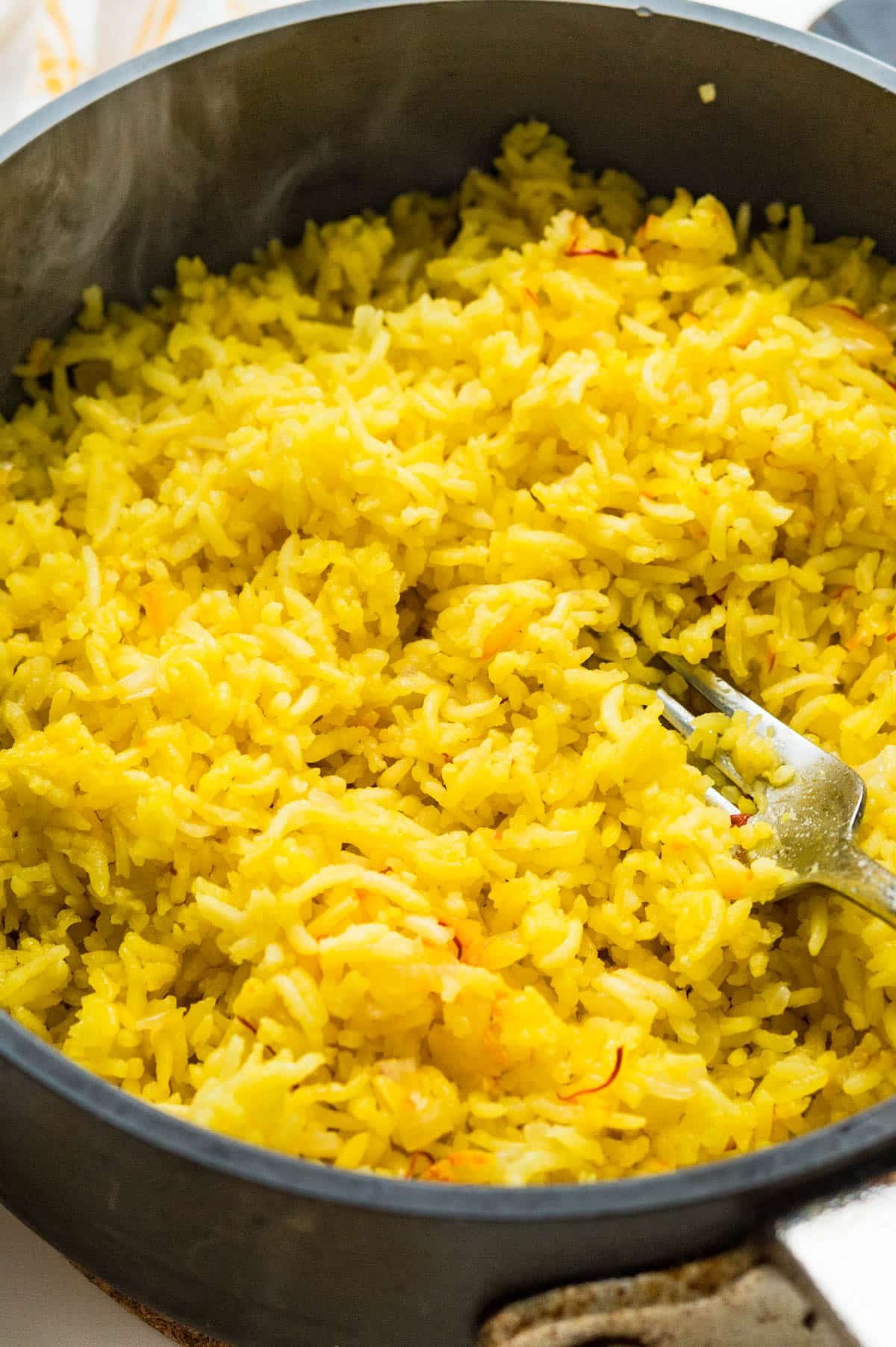 ébouriffer avec une fourchette.