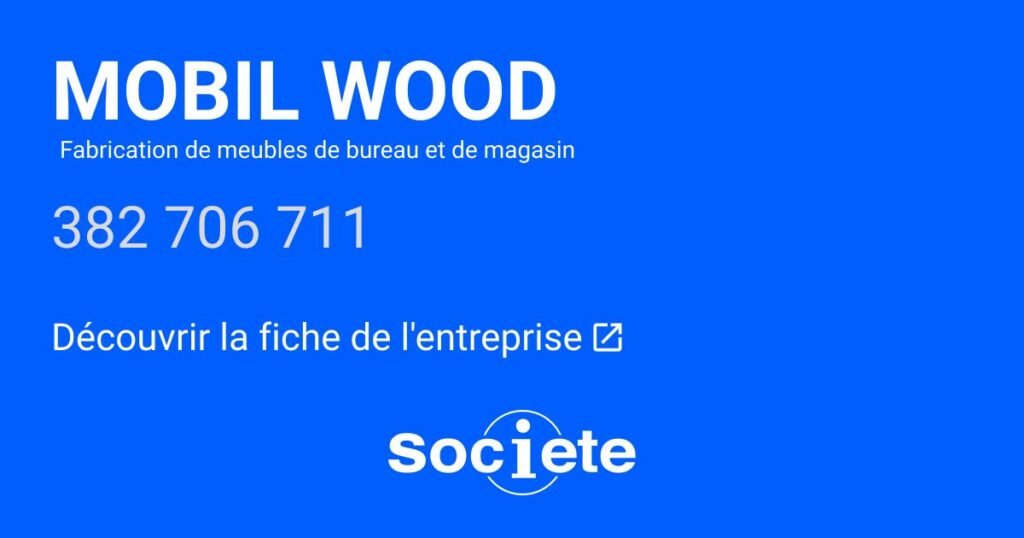 Mobil Wood – Société.com