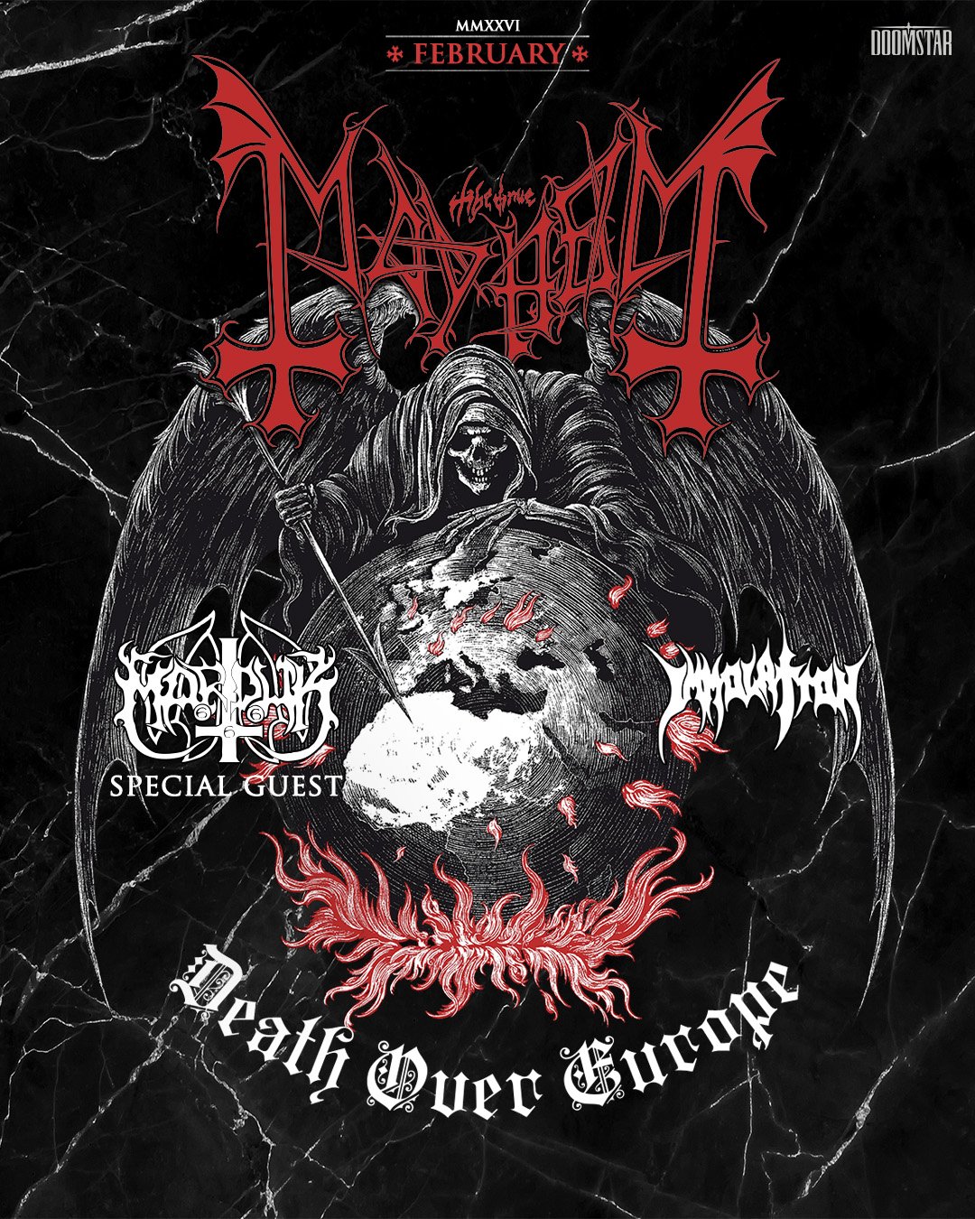 Mayhem - Tournée Death Over Europe 2026