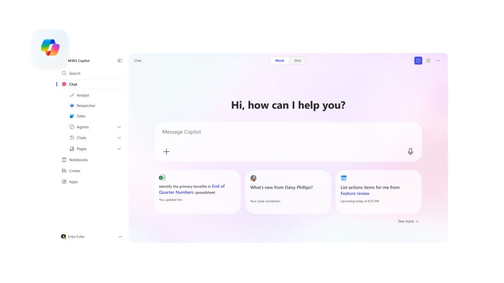 Copilote Microsoft 365 – Connexion