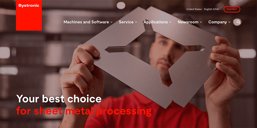 Système laser Bystronic.