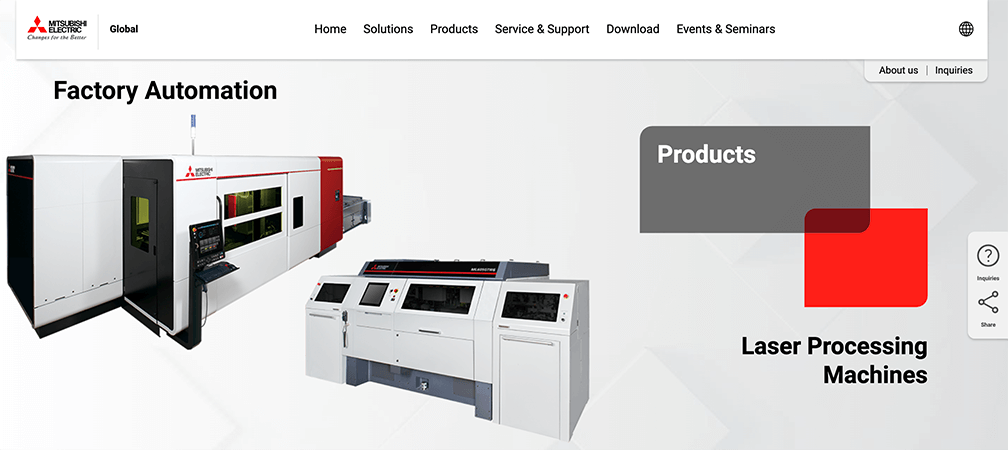 Mitsubishi électrique.