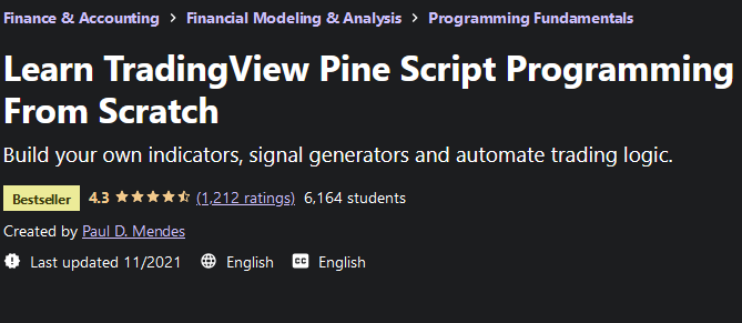 Programmation de scripts Pine TradingView