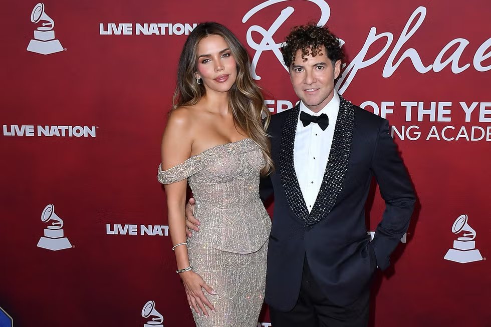 Rosanna Zanetti et David Bisbal aux Latin Grammy 2025