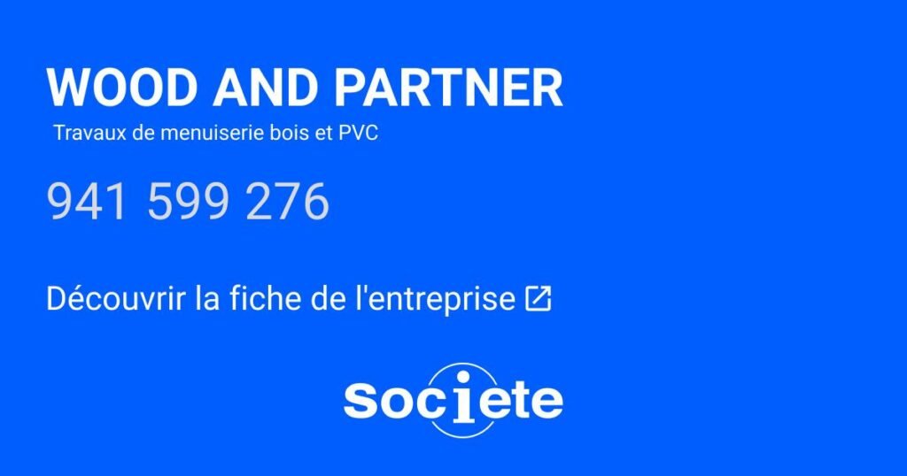 Société WOOD AND PARTNER (941599276) à SAINT-QUENTIN-FALLAVIER (38070).