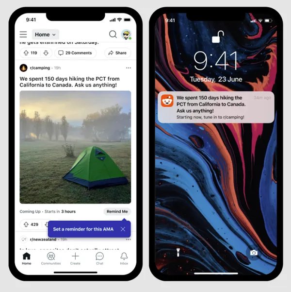 Mises à jour Reddit AMA