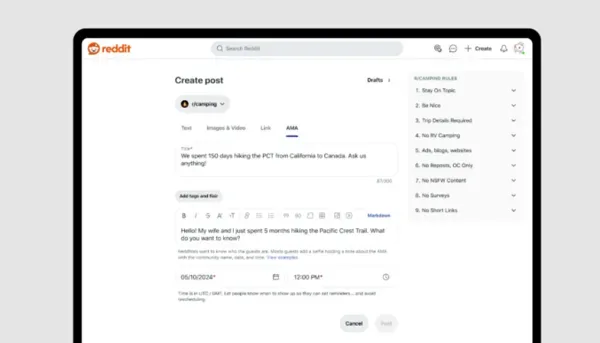 Mises à jour Reddit AMA