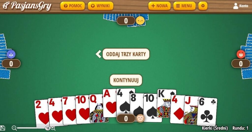 Zagraj w Kierki – Pasjansgry.pl Zagraj w Kierki – Pasjansgry.pl