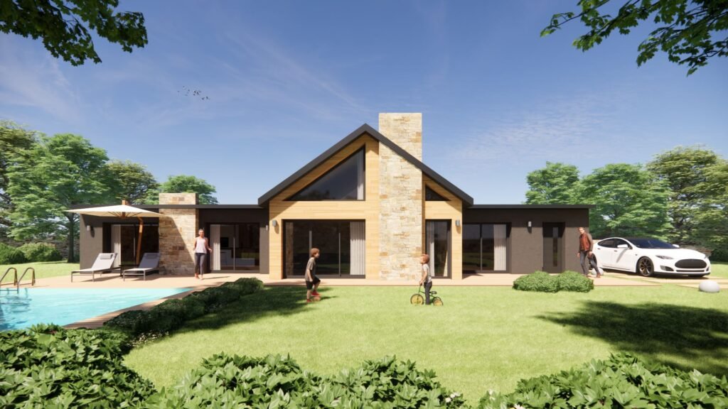 Découvrez nos Maisons Bois Bardage Bois Moderne Design d&rsquo;Architecte