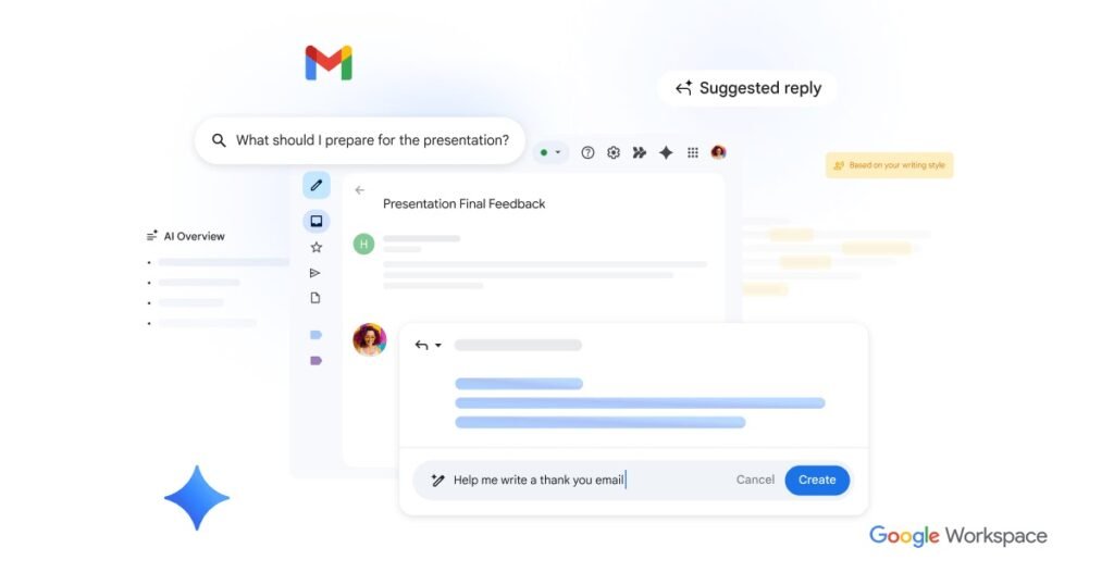 Gmail : messagerie sécurisée optimisée par l'IA pour tous Gmail : messagerie sécurisée optimisée par l'IA pour tous