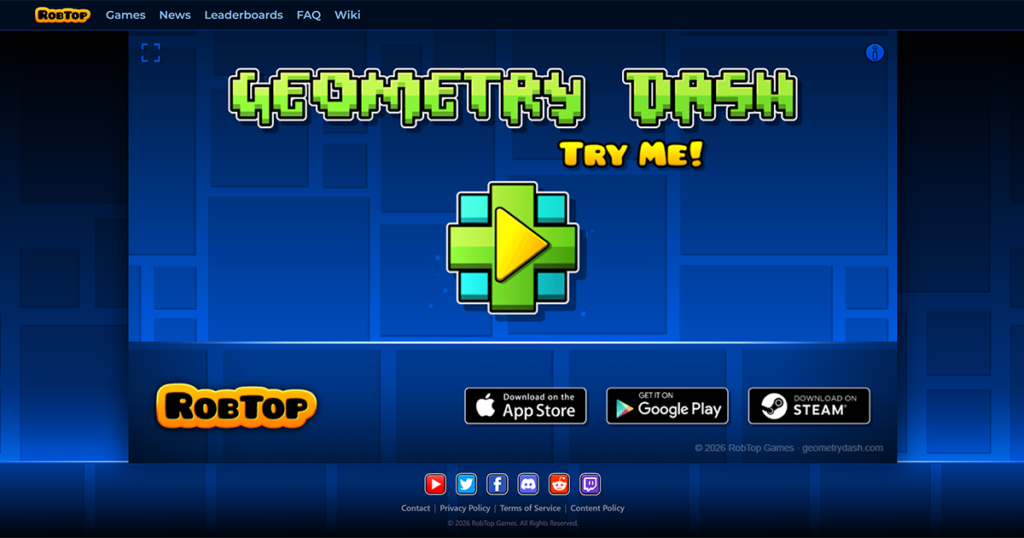 Geometry Dash – Site officiel Geometry Dash – Site officiel